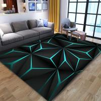 Carpetas De Piso Antideslizantes De 3D Ilusión Optica Para Sala De Estar Dormitorio Cocina Moderno Estilo Decorativo Poliéster 100% - details 2