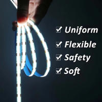 Tiras De LED COB 5V Alta Densidad Autoadhesivas Con Interruptor Lineal Flexible Para Decoración De Habitaciones Y Armarios - details 5