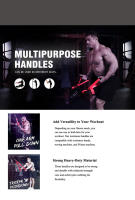 Cuerda De Agachamiento Para Tríceps Accesorio De Gimnasio Para Músculos De Braza Y Hombro Manijas De Face Pull Para Entrenamiento De Fuerza - details 19