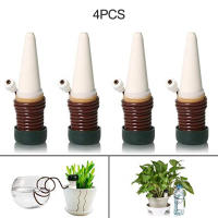 4pcs Piquetes De Riego Automático Para Plantas Jardín Dispositivos De Riego Inmediato Vacaciones Riego De Macetas - details 4