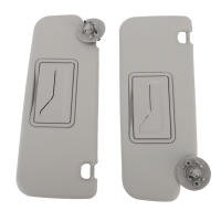 Par De Viseras Solares Para Coche Para Chevy Sonic Aveo 2012-2020 Con Espejo Reemplazo Izquierdo Y Derecho Color Gris - details 2
