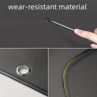 Protector De Puerta Trasera Para Tesla Model Y Tapete De Cuero Antigolpes Y Anti Suciedad Accesorio De Coche Para Model Y - details 4