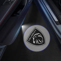 Lámpara De Bievenida LED Para Puerta De Coche Emblemático Sin Cable Proyector De Láser Accesorios De Auto Para Peugeot 206 207 208 3008 308 307 406 407 - details 1