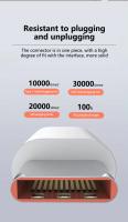 Cable de carga USB tipo C 120W 10A para Huawei P40 P30 honor Xiaomi Redmi 13 OnePlus Pequeño cable datos Super Cargador - details 10