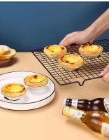 Rack De Enfriamiento De Acero Inoxidable Para Hornear Pastel Y Pan Soporte De Alimentos Malla De Hierro Carbono Resistente Al Horno Para Barbacoa ZXH - details 0
