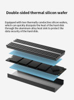 TEUCER M.2 SSD2280 Radiador De Enfriamiento Para Disco Duro De Estado Sólido Para PC De Escritorio NVME PS5 HeatSink - details 4