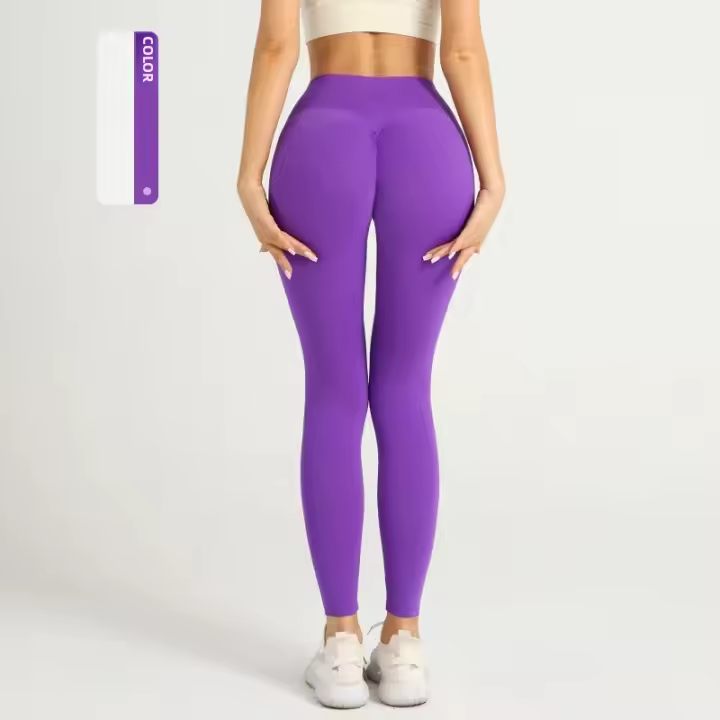 Leggings De Yoga De Cintura Alta Para Mujer Ropa Deportiva Transpirable Para Correr Ciclar Y Gimnasio Leggings De Verano Fitness - 1