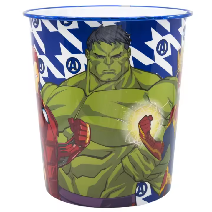 Papelera Avengers, Niños, Niñas, Infantil Color Azul, 22,5 x 21 x 21 cm, Stor - Kiglam - 1