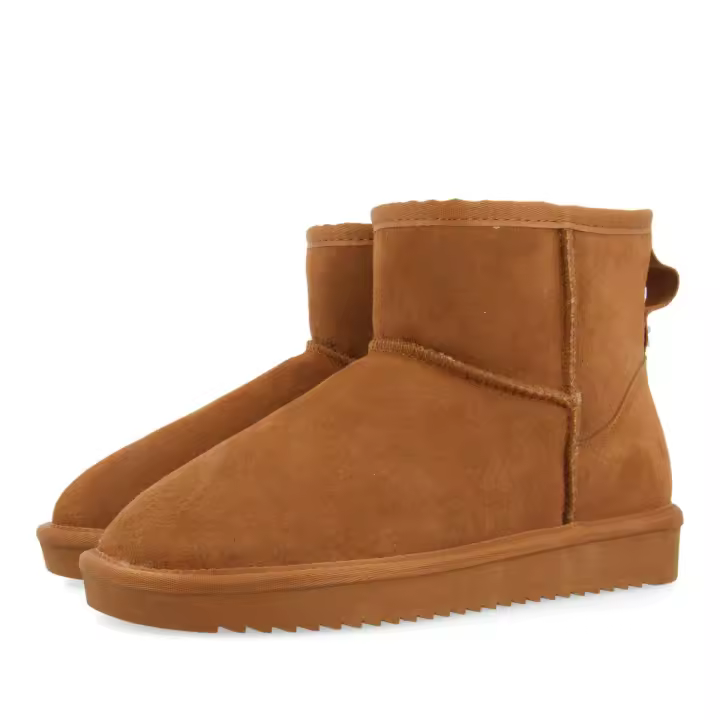 Gioseppo Botas Australianas de Cuero Media Caña Mujer Gilliam Forradas de Pelo - 1