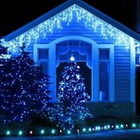 Guirnalda De Luces LED Para Exterior 4x0.6m Decoración Navideña Para Patio Fénix De Hadas Cortina De Luces Para Bodas Y Jardines - details 12