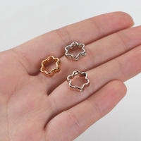 50pcs De Capas De Bolas Espaciadoras En Forma De Flor 12mm Para Hacer Joyas DIY Accesorios Para Collares Y Pulseras - details 2