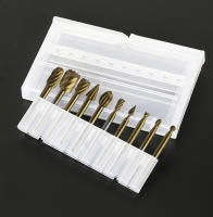 10Pc HSS Router Bits En Carburo Para Grabado Y Tallado En Madera Herramientas Para Talleres Rotativos DIY 1/8"(3mm) Broca De Abrazadera - details 11
