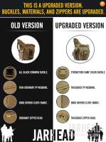 Bolsa Mensajera Táctica 900D Para Hombres Bolsa De Hombro Cruzada Impermeable Para Camping Y Fotografía DSLR Camuflada - details 4