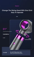 Secador De Pelo 5 En 1 Peine Secador De Aire Caliente Frío Estilo Peine Secador Eléctrico Con Auto Curling Iron Para El Hogar - details 15