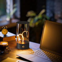 Lámpara De Mesa LED Magnética Creativa Y Minimalista Recargable Control Táctil Luz De Ambiente Para Decoración De Dormitorio Y Bordes De Cama - details 9