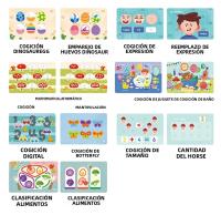 Libro De Actividades Para Niños 1pc Enseñanza Montessori De Pegatinas Y Operaciones De Papel Tablero De Operación Libro De Aprendizaje Para Bebés Y Niños - details 4