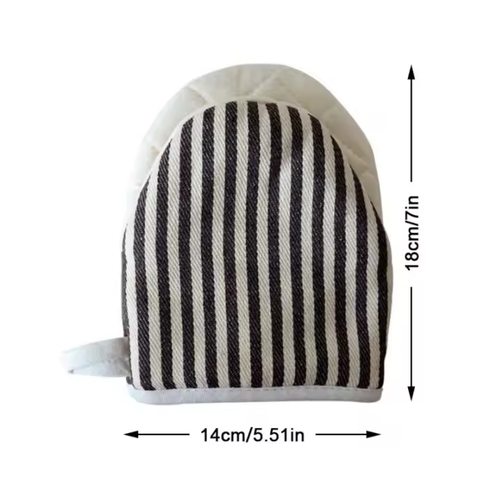 1 UNID Algodon Anti-escaldado Horno Guantes Mitones Potholder Cocina Duckbill Forma de Algodón Plato Tazón Horno Titular Clip de mano - 1