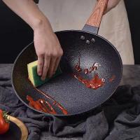 Sartén De Piedra Maifan Antiadherente Para Fogón Y Inducción Cocina Duradera Sartén De Res Meat Eco-amigable Con Cubierta De Vidrio - details 9