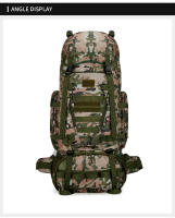 Bolsa De Viaje Táctica Para Hombres Bolsa De Escalada Y Senderismo Grande Deportes Al Aire Libre Bolsa Molle 90L Bolsa Rucksack - details 17