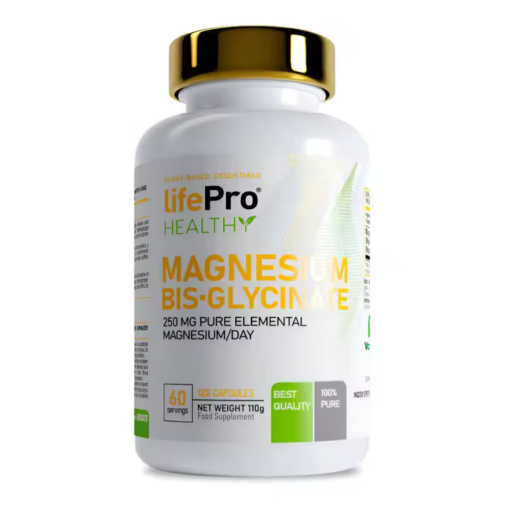 Magnesio blisglicinato 120 caps  Life Pro - Magnesium bis-glycinate - 1