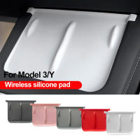 Alfombrilla De Carga Inalámbrica De Silicona Para Tesla Model 3 Y 2023 2022 2021 Anti-Derrapante Protectora Contra Polvo Accesorio Para Coche - details 0