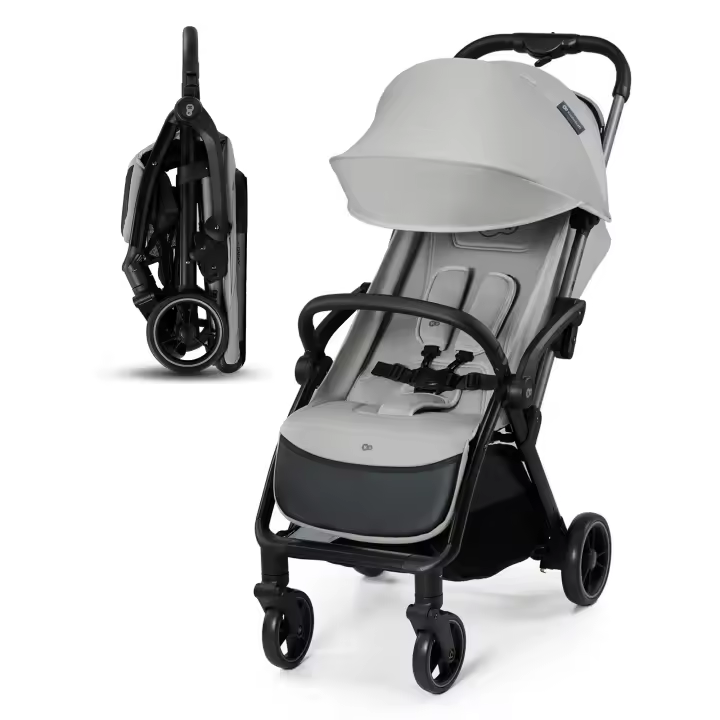 Kinderkraft APINO Silla de Paseo bebé, AUTO FOLDING, Posición reclinada, Posición Tumbada, Ligero, 7,5g, Carga Máxima 24 kg - 1