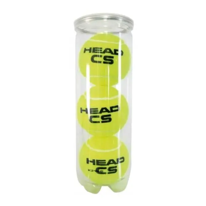 Head CS Pelotas Pádel Presurizadas Bote 3 Pelotas - Alta Durabilidad - 1