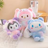 Muñeco De Peluche Sanrio 25Cm Kuromi Mymelody Cinnamorol Kawaii Regalo De Navidad Decoración Suave Y Almohada Juguete De Anime - details 20