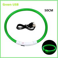 Collar LED Para Perros Cargable Por USB Con Correa Luminosa Accesorios Para Mascotas Detachable Para Todas Las Estaciones - details 10