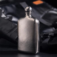 Botella De Bebida Portátil De Titanio 230ml Con Tapa De Sellado Y Funnel Ultra-Ligera Para Hombres Botella De Vino Y Whiskey - details 10