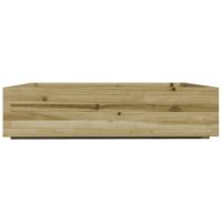 vidaXL Jardinera de madera de pino impregnada 100x100x26,5 cm - details 4