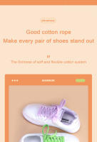 Par De Cordones Planos Para Zapatillas Deportivas Y Mocasines De Lona Clásica Cuerda De Zapato De Algodón Sólido Para Hombres Y Mujeres AF1 - details 8