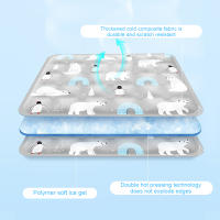 Alfombra De Enfriamiento Para Mascotas 1PCS Sofá Frío Para Perros Y Gatos Pequeños Y Grandes Almohadilla De Hielo Para Mascotas Summmer - details 7