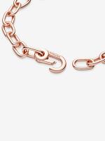 Pandora ME - Baño de Oro Rosa de 14 K Pandora - Pulsera de Cadena de Esabones - details 3