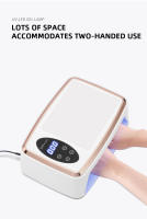 Lámpara UV LED Profesional Para Manicura Con Almohadilla De Mano Y 90 LED 380W Secado De Esmalte De Gel Alta Potencia Secador De Uñas - details 3