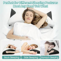 Almohada ortopédica de espuma viscoelástica para el cuello, cojín cómodo de rebote lento para dormir con forma de mariposa - details 1