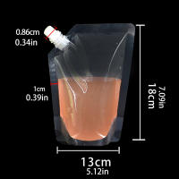 10pcs Bolsas De Almacenamiento Para Bebidas Con Tapa De Derrame 150/200/250/420/500ml Ecológicas Para Camping Pesca Y Exterior - details 13