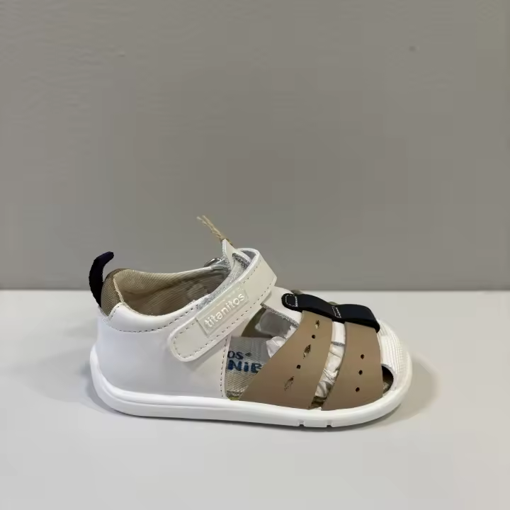 SANDALIA RESPETUOSA TITANITOS B500 EVO BLANCO BAREFOOT - 1