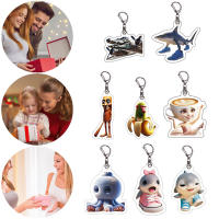 Colgante De Buceo De Animales Divertidos 2D En Acrílico Para Mochila Colgante De Billetera De Dibujos Animados Regalo Para Fans - details 9