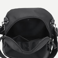 Mochila De Moda Para Mujer En Tela Oxford Gran Capacidad Casual Para Viajes Bolsa Escolar Con Cierre De Cremallera - details 18