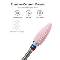 1pcs Bit De Uñas Cerámico Para Taladro Rotativo Eliminador De Cutícula Herramientas De Arte De Uñas Accesorios Para Máquina De Taladro Eléctrico - details 1