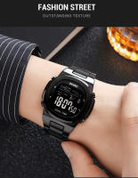 Reloj Digital Para Hombre SKMEI Con Pantalla Retroiluminada Contador De Retroceso Impermeable Cronógrafo Alarmas Fecha Reloj De Pulsera - details 6