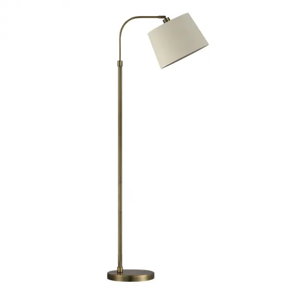 FABRILAMP Pie de Salón Serie MILAD Cuero 161x33x46 Cm Orientable Regulable - 1