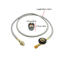 Adaptador De Botella De Propano Para Estufa De Camping Al Aire Libre Convertidor De Tanque De Recarga De Gas Adecuado Para 3-5 Usarios Material Metálico - details 5
