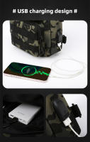 Bolsa De Pecho Táctica USB Fanny Bag Para Camping Y Pesca Con Diseño De Cinturón Molle Bolsa De Hombro Cruzada Para Acampar Y Caza Tamaño M Para Hombres - details 3