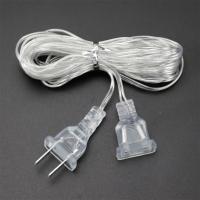 Cable De Extensión De Poder 3M 5M Para Luces Navideñas LED Con Interruptor Estándar EU/US Plug Cuerda De Luces De Navidad Para Cortinas - details 3