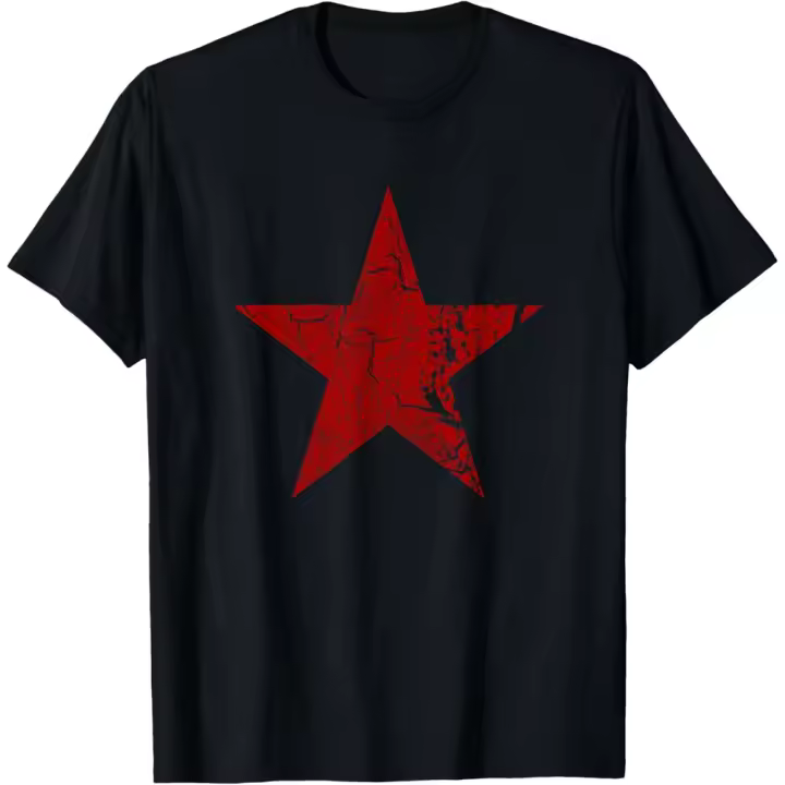 Camiseta de Manga Corta, 100% Algodón, Ropa Unisex para Hombres y Mujeres en 5 Tallas, Camiseta Negra, Cuello redondo con estampado. - 1