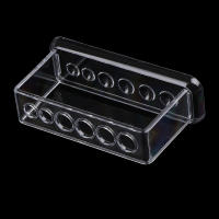 Estante De Tubos De Prueba De Plástico Transparente Con 6 Agujeros Soporte Para Laboratorio Organizador De Tubos De Prueba - details 5