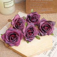 10pcs Flores Artificiales Rosas Silken Para Decoración De Casamiento Arreglo De Centro De Jardín Y Scrapbook Decoración De Hogar - details 3