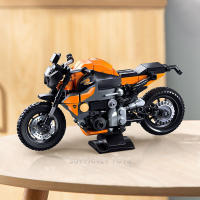 Kit De Construcción De Bloques De Moto Locomotora Extreme Speed 196PCS Juguetes Educativos Para Niños Modelos Interactivos De Forma Cool - details 1